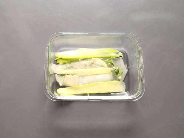 Pácolt cukkini, a tökéletes zöldséges carpaccio nyárra! - Előkészítés lépés 4