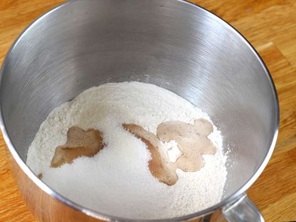 Egyszerűen házi készítésű francia zsemle. - Előkészítés lépés 2