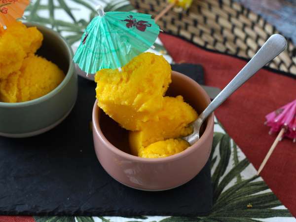 Mangó és lime sorbet mindössze 3 hozzávalóból, 5 perc alatt fogyasztható! - Előkészítés lépés 4