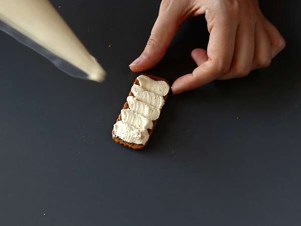 Jeges szendvicsek speculoos-szal - Előkészítés lépés 3