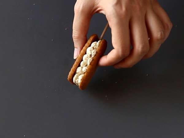 Jeges szendvicsek speculoos-szal - Előkészítés lépés 5