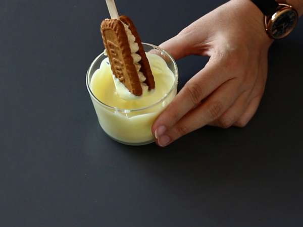 Jeges szendvicsek speculoos-szal - Előkészítés lépés 7
