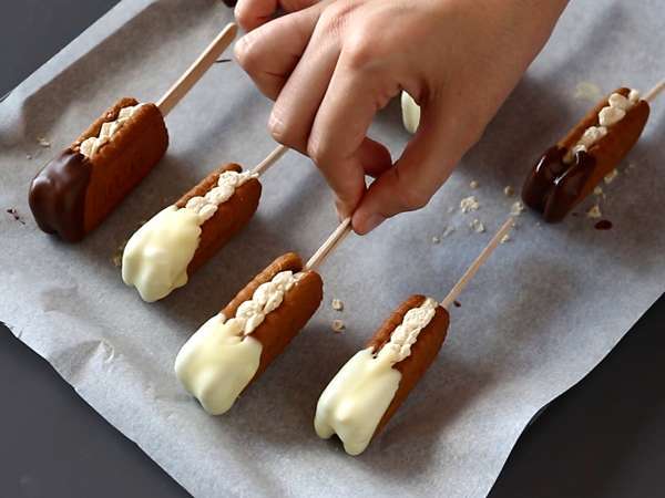 Jeges szendvicsek speculoos-szal - Előkészítés lépés 8