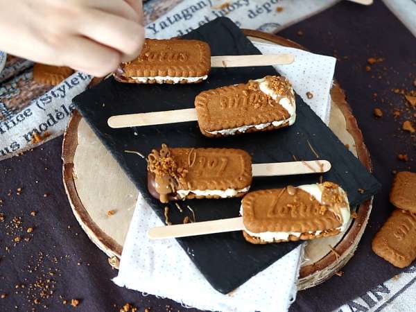 Jeges szendvicsek speculoos-szal - Előkészítés lépés 9