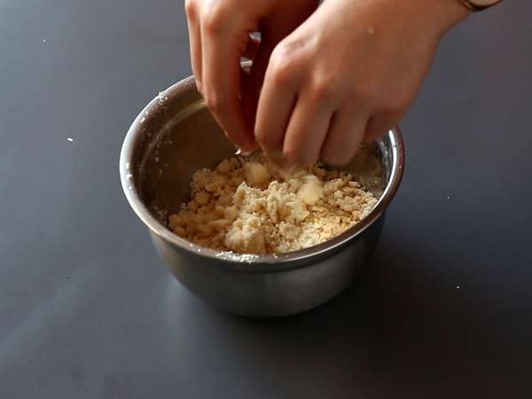 Vegetáriánus verrines: borsókrémleves, parmezán morzsa és mascarpone krém - Előkészítés lépés 1