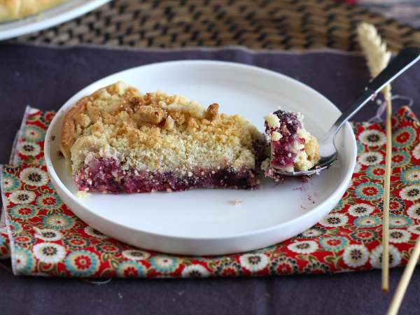 Express piros gyümölcsös torta - Előkészítés lépés 6