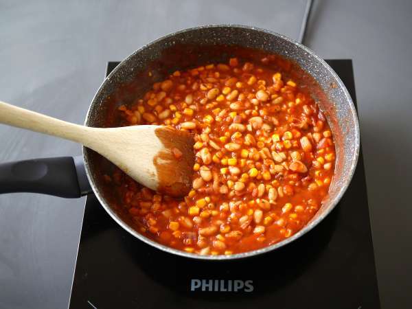 Vegetáriánus pörkölt - Előkészítés lépés 2