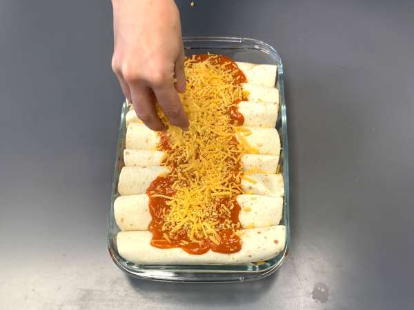 Vegetáriánus enchiladas - Előkészítés lépés 4