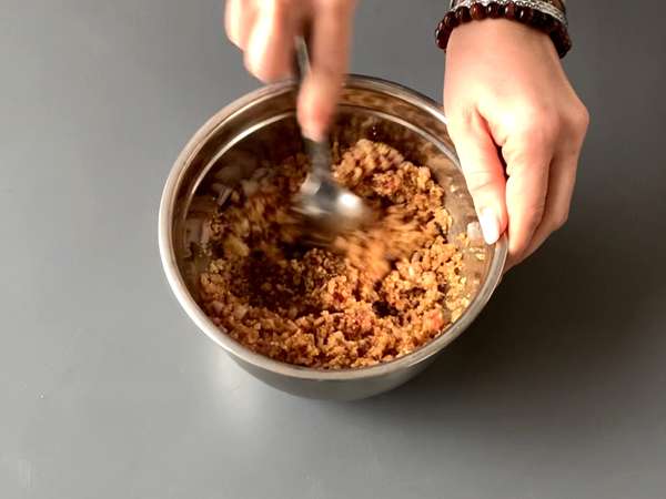 Kínai tészta wok (zöldség és texturált szójafehérje) - Előkészítés lépés 1