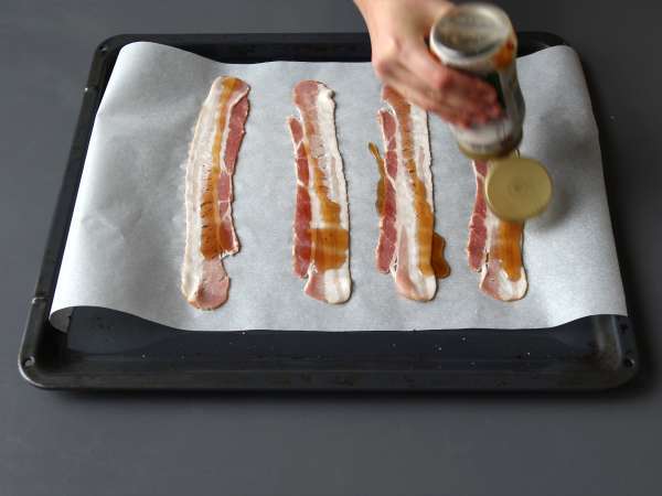 Amerikai stílusú grillezett sajtos maxi szendvics: csirke, avokádó, bacon - Előkészítés lépés 5