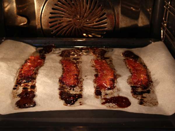 Amerikai stílusú grillezett sajtos maxi szendvics: csirke, avokádó, bacon - Előkészítés lépés 6