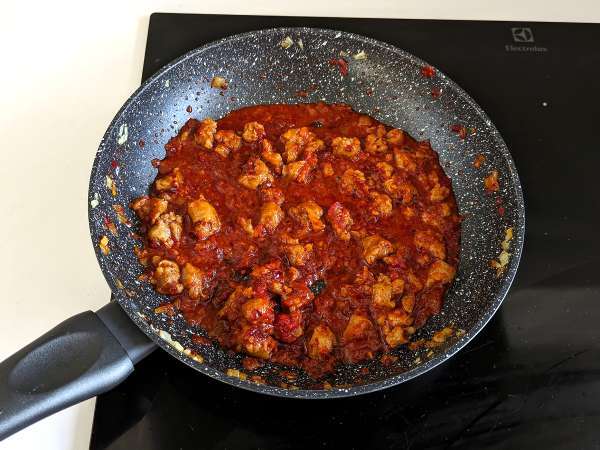 Rizottó 'nduja és kolbász, egy intenzív ízű első fogás - Előkészítés lépés 3