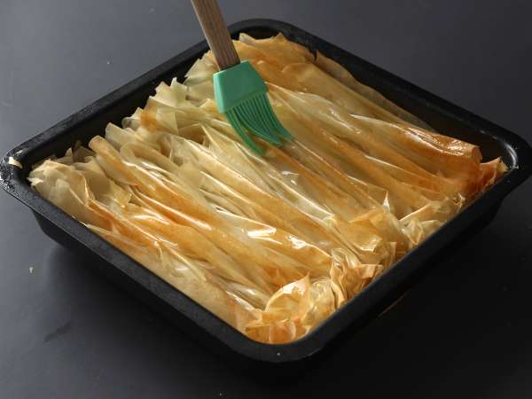 Sós ráncos torta kecskesajttal és mézzel - Előkészítés lépés 4