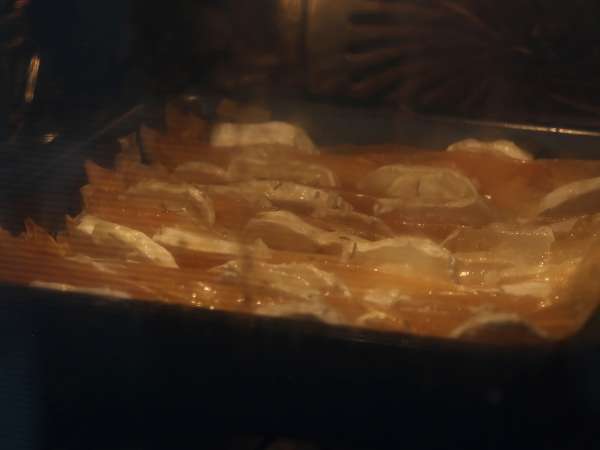Sós ráncos torta kecskesajttal és mézzel - Előkészítés lépés 8