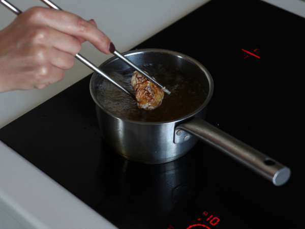 Koreai sült csirke fűszeres gochujang mártással - Dakgangjeong - Előkészítés lépés 7