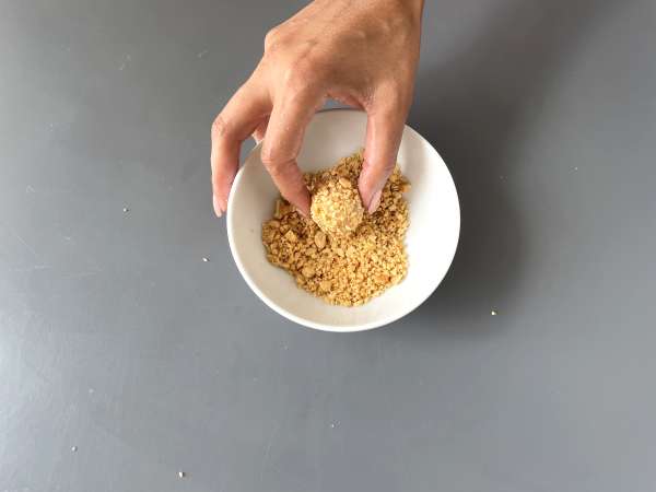 Mogyoró Brigadeiro, egy finom brazil édes - Előkészítés lépés 5