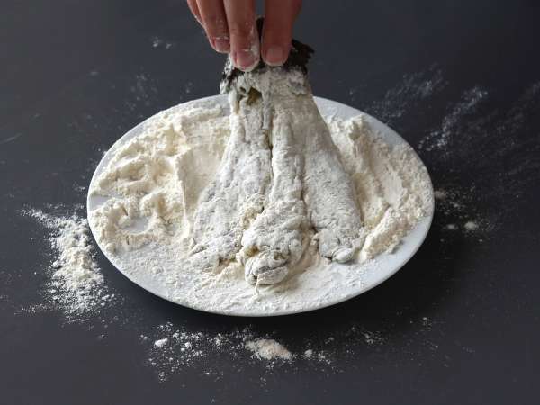 Panírozott padlizsán panko zsemlemorzsával, katsu-stílusú japán curry, de vegetáriánusan - Előkészítés lépés 5
