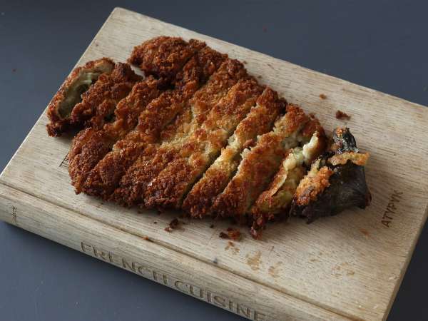 Panírozott padlizsán panko zsemlemorzsával, katsu-stílusú japán curry, de vegetáriánusan - Előkészítés lépés 15