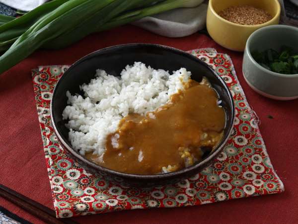 Panírozott padlizsán panko zsemlemorzsával, katsu-stílusú japán curry, de vegetáriánusan - Előkészítés lépés 16