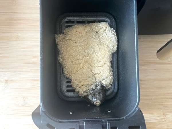 Rántott padlizsán milánói stílusban, de vegetáriánusan - Air Fryer főzés - Előkészítés lépés 10