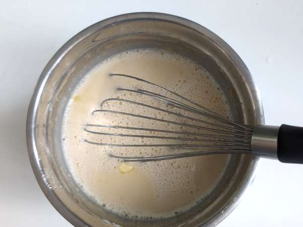 Sárgabarack clafoutis Air Fryerrel - Előkészítés lépés 3