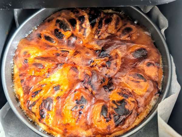 Sárgabarack clafoutis Air Fryerrel - Előkészítés lépés 7