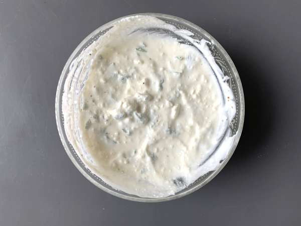 Szuperfriss joghurt, feta, citrom és menta mártással! - Előkészítés lépés 1