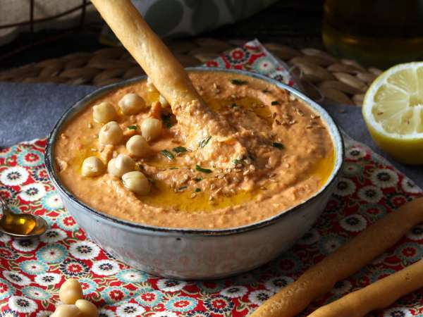 Pirospaprika humusz - Előkészítés lépés 7