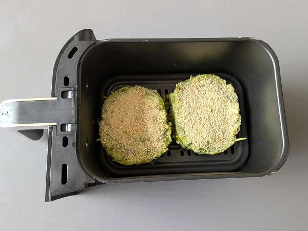 Cukkini és burgonya burger légsütőben - Előkészítés lépés 8