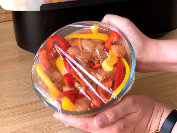 Fajitas a légsütőben: finom töltelék pillanatok alatt! - Előkészítés lépés 3