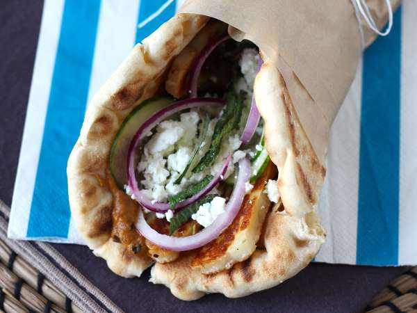 Gyros halloumival, a görög szendvics vegetáriánus változata! - Előkészítés lépés 10
