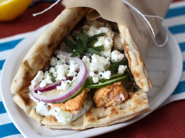 Gyros lazaccal, a tökéletes görög halas szendvics nyárra! - Előkészítés lépés 7