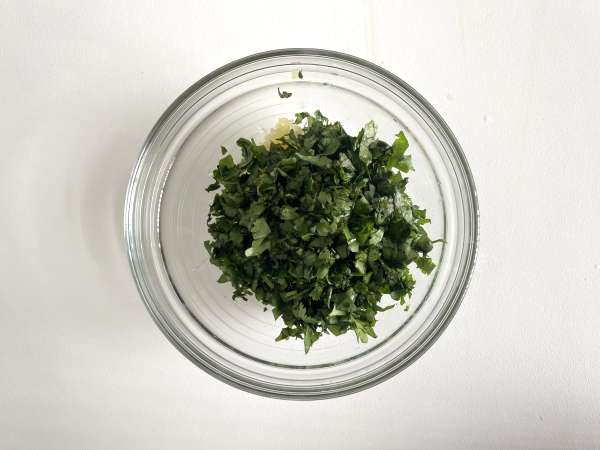 Sült burgonya chimichurrival - Előkészítés lépés 4