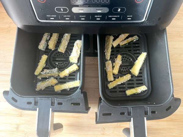 Cukkini sültkrumpli Air fryerrel - Előkészítés lépés 5