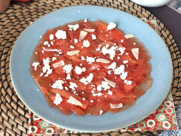 Görögdinnye carpaccio: a frissítő nyári előétel - Előkészítés lépés 3
