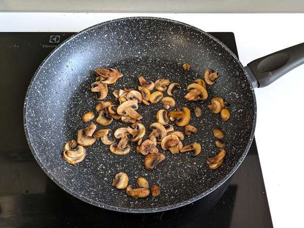 Borsó gnocchi gombamártással - Előkészítés lépés 5