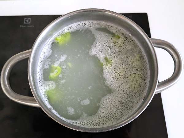 Borsó gnocchi gombamártással - Előkészítés lépés 7