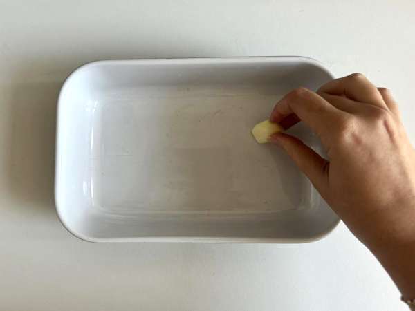 Burgonya gratin Air Fryerrel - Előkészítés lépés 2