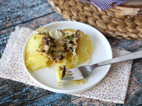 Burgonya gratin Air Fryerrel - Előkészítés lépés 7