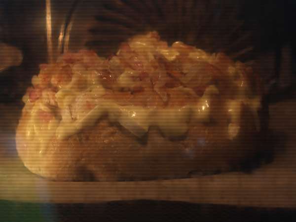 Tartiflette-stílusú töltött sündisznó kenyér - Előkészítés lépés 9