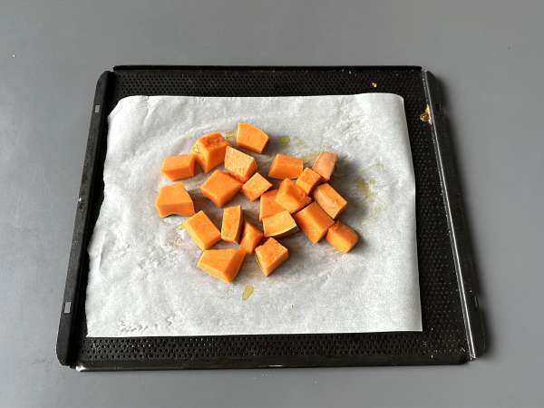 Krémes sütőtök és feta pástétom egy kis mézzel - Előkészítés lépés 1