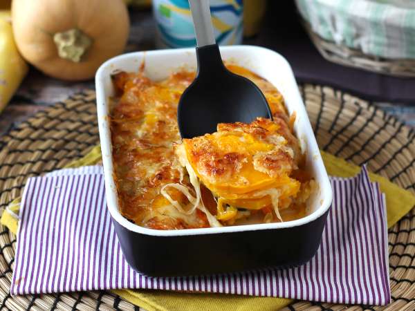 Vegetáriánus sütőtök parmigiana - Előkészítés lépés 9
