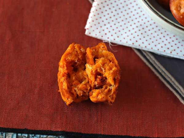 Puha és fűszeres chorizo muffinok - Előkészítés lépés 7
