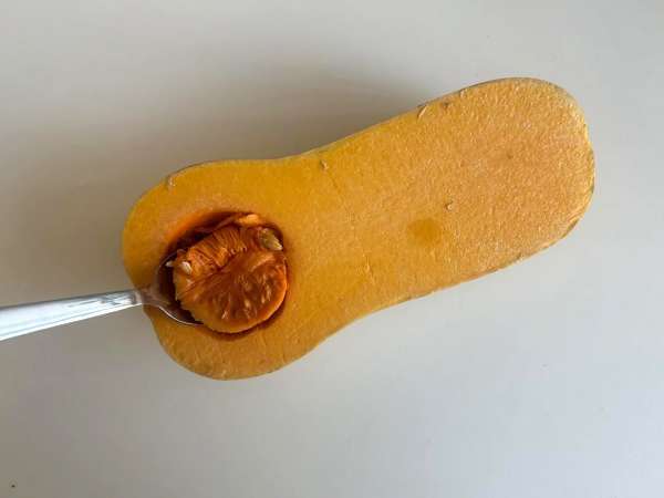 Friss butternut tészta mindössze 2 hozzávalóval - Előkészítés lépés 1