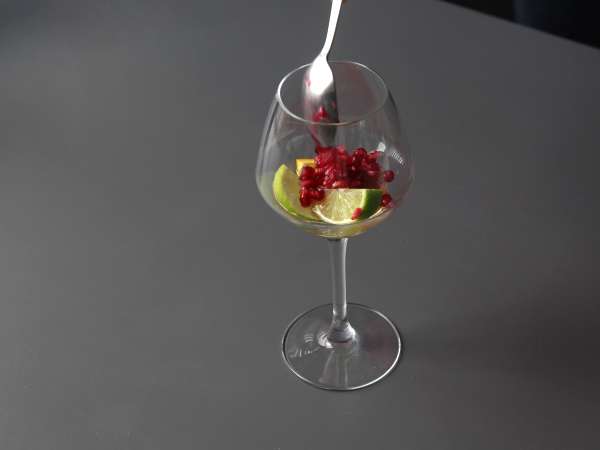 Pezsgő sangria: az ünnepek frissítő csillaga - Előkészítés lépés 2
