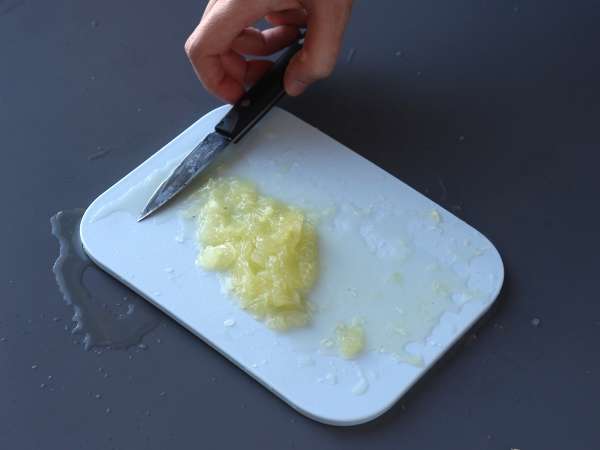 Füstölt lazactorta burgonyás alaplével - Előkészítés lépés 5