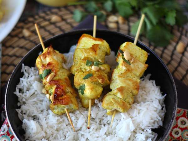 Csirke kebab satay mártással, egy kulináris utazás Ázsiába! - Előkészítés lépés 9