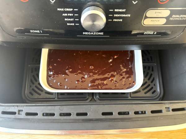 Csokoládé és dió brownie a légsütőben - Előkészítés lépés 7