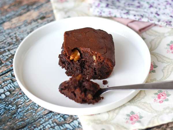 Csokoládé és dió brownie a légsütőben - Előkészítés lépés 9