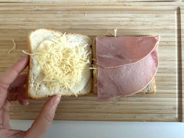 Croque monsieur AirFryerrel - Előkészítés lépés 3